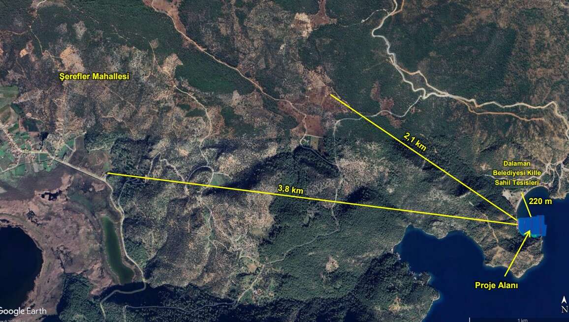 Dalaman Kille Koyu’na 186 Bağlama Kapasiteli Yat/Tekne İskelesi Projesi Planlanıyor 2